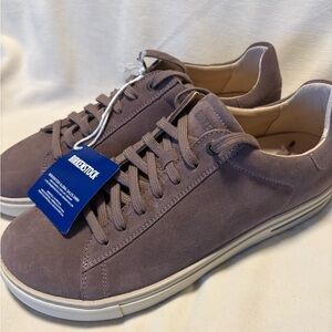 NEW Birkenstock women’s Casual suede Sneakers - faded purple Suede